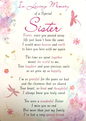 Picture of LOVING MEMORY - SISTER